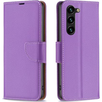 Mobigear Excellent Housse Samsung Galaxy S23 Plus Etui Porte-Monnaie - Violet