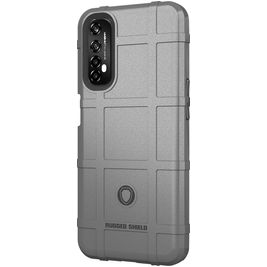 Mobigear Rugged Shield Coque Realme 7 Coque arrière en TPU Souple Anti-Chocs - Gris