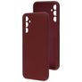 Mobiparts Coque Samsung Galaxy A14 Coque arrière en Silicone - Plum Red