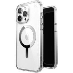 Speck Presidio2 Pro Transparent iPhone 15 Pro Max MagSafe Plastique rigide Coque arrière Antichoc - Transparent
