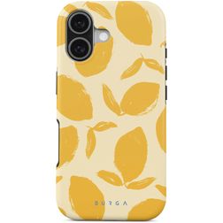 Burga Tough iPhone 17 MagSafe Plastique rigide Coque arrière Antichoc - Lemon Tart