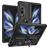 Mobigear Armor Ring Coque Samsung Galaxy Z Fold 4 Coque arrière Rigide Anti-Chocs avec Anneau-Support - Noir