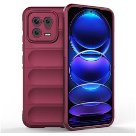 Mobigear Bumpy Coque Xiaomi 13 Coque arrière en TPU Souple - Bordeaux