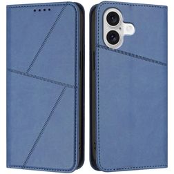 Mobigear Frosted Flip Housse iPhone 17 Etui Porte-Monnaie - Bleu