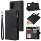 Mobigear Zipper Housse Samsung Galaxy A51 Etui Porte-Monnaie - Noir