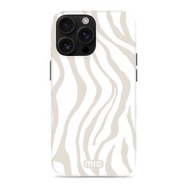 MIO Coque iPhone 16 Pro MagSafe Coque arrière Rigide - Sandy Zebra
