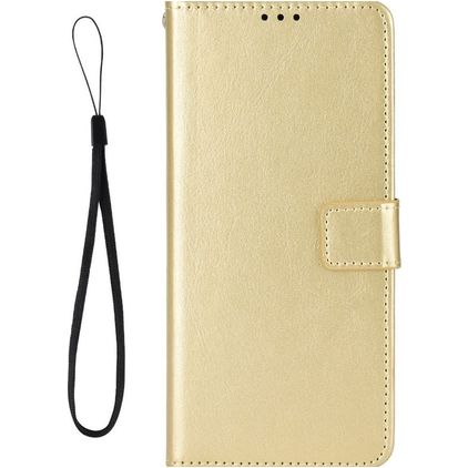 Mobigear Wallet Housse POCO F4 GT Etui Porte-Monnaie - Or
