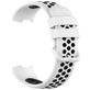 Mobigear Sport Plus Buckle Bracelet Silicone Fitbit Charge 4 Fermeture boucle ardillon - Blanc / Bleu