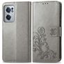 Mobigear Clover Housse OnePlus Nord CE 2 Etui Porte-Monnaie - Gris