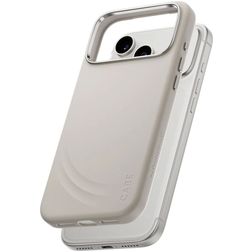 CARE by PanzerGlass Feature FLOW Coque iPhone 17 Pro Max MagSafe Coque arrière en Silicone Anti-Chocs - Vanilla