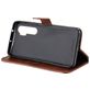Mobigear Zipper Housse Xiaomi Mi Note 10 Lite Etui Porte-Monnaie - Marron