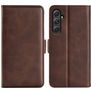 Mobigear Slim Magnet Housse Samsung Galaxy A55 Etui Porte-Monnaie - Marron
