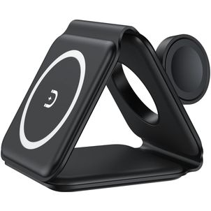 Valenta 3-in-1 - Chargeur Qi Wireless 2.5W 2A - Noir