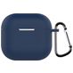 Mobigear Colors Coque Apple AirPods 4 Coque en Silicone Souple - Bleu