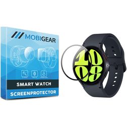 Mobigear Premium Samsung Galaxy Watch 6 - 44 mm Protection d'écran Film - Compatible coque - Noir