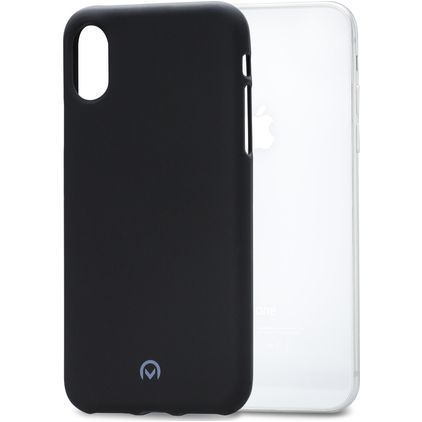 Mobilize Gelly Coque iPhone XS Max Coque arrière en TPU Souple - Matt Black
