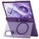 Mobigear Kickstand Coque Samsung Galaxy Z Fold 8 MagSafe Coque arrière Rigide Anti-Chocs avec Support Amovible - Violet