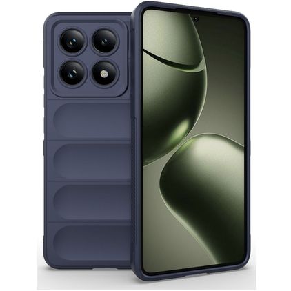 Mobigear Bumpy Xiaomi 14T TPU souple Coque arrière - Bleu foncé