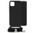 Mobilize Lanyard Gelly Samsung Galaxy A03 Coque avec cordon en TPU Souple - Noir