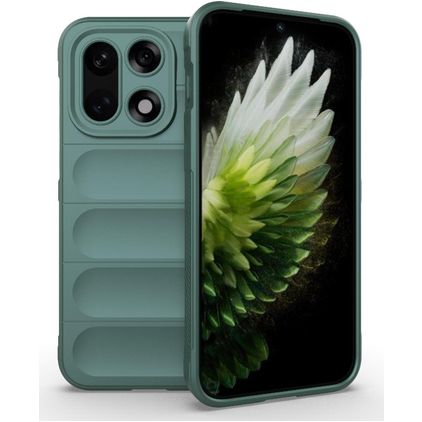 Mobigear Bumpy Coque OnePlus 15 Coque arrière en TPU Souple - Vert