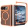 Mobigear Shockproof Coque iPhone Duo MagSafe Coque arrière Rigide - Orange