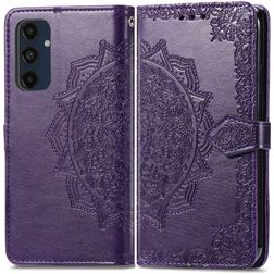 Mobigear Mandala Housse Samsung Galaxy A16 Etui Porte-Monnaie - Violet