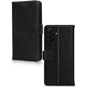 Mobilize Premium Gelly Housse Samsung Galaxy A17 Etui Porte-Monnaie - Noir