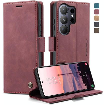 CaseMe 013 Housse Samsung Galaxy S26 Ultra Etui Porte-Monnaie - Rouge