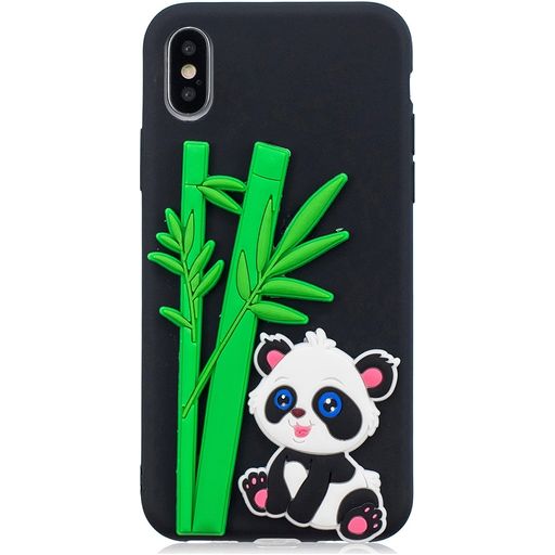 Mobigear Design Coque iPhone XS Max Coque arrière en TPU Souple - Panda