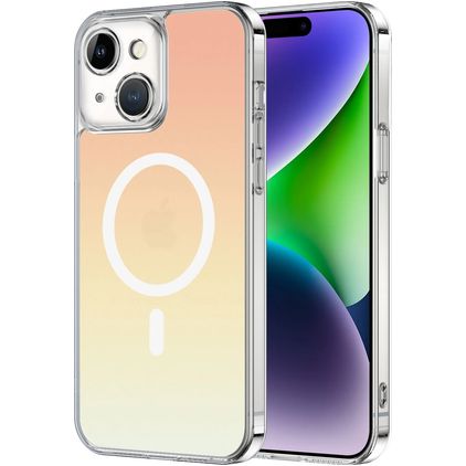 Valenta Rainbow Coque iPhone 14 MagSafe Coque arrière Rigide