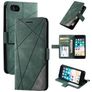Mobigear Rhombus Housse iPhone 7 Etui Porte-Monnaie - Vert