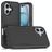 Mobigear Heavy Armor Coque iPhone 16 Coque arrière Rigide Anti-Chocs - Noir
