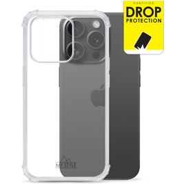 My Style Protective Flex Coque Transparente iPhone 15 Pro Coque arrière en TPU Souple Anti-Chocs - Transparent