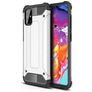 Mobigear Outdoor Samsung Galaxy A71 Plastique rigide Coque arrière Antichoc - Argent