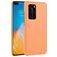 Mobigear Croco Coque Huawei P40 Coque arrière Rigide - Orange