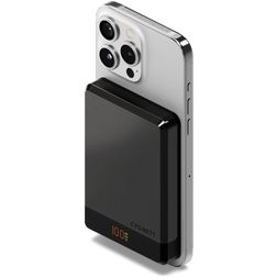 Cygnett MagSlim - Batterie externe Simple USB-C 10.000 mAh 15W - Compatible MagSafe - Noir