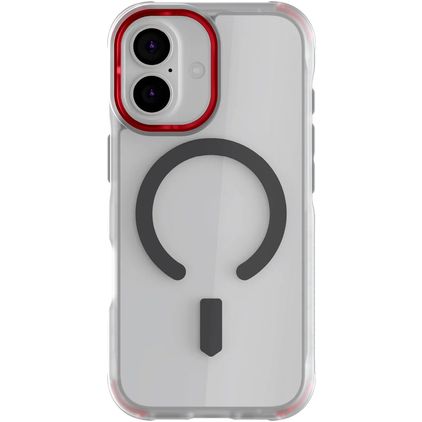 Ghostek Covert Coque Transparente iPhone 17 MagSafe Coque arrière Rigide Anti-Chocs - Transparent