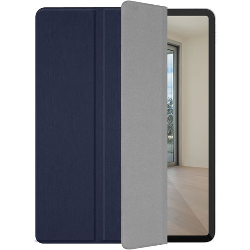 Macally Bookstand Coque iPad Pro 11 Pouces (2018) Etui + Porte-crayon - Bleu