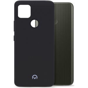 Mobilize Rubber Gelly Coque Realme C25Y Coque arrière en TPU Souple - Matt Black