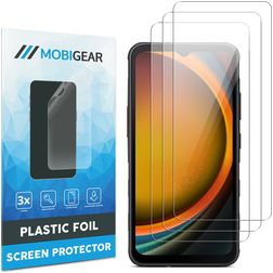 Mobigear Samsung Galaxy Xcover 7 Pro Protection d'écran Film - Compatible coque (Lot de 3)