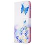 Mobigear Design Huawei P40 Lite E Étui Portefeuille - Papillon