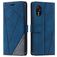 Mobigear Rhombus Housse Samsung Galaxy Xcover 7 Etui Porte-Monnaie - Bleu