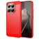 Mobigear Brushed Slim Xiaomi 15T Pro TPU souple Coque arrière - Rouge