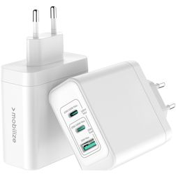 Mobilize Wall Charger - Triple USB / USB-C Power Delivery 100W - Blanc