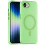 Mobigear Shockproof Coque iPhone 16e MagSafe Coque arrière Rigide - Vert