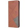 Mobigear Rhombus Slim Housse Huawei P40 Pro Etui - Marron