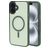 Mobiparts Hardcover Coque iPhone 16 Plus MagSafe Coque arrière Rigide - Satin Green