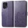 Mobigear Clover Housse OPPO Find X5 Etui Porte-Monnaie - Violet