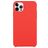 Mobigear Rubber Touch Coque iPhone 15 Pro Max Coque arrière en Silicone - Rouge