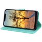 Mobigear Roses Housse Xiaomi Pocophone F1 Etui Porte-Monnaie - Turquoise